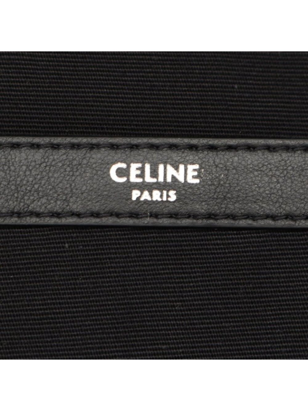 Celine Backpack Back Triomphe Black Leather Backpack - Picture 4 of 4